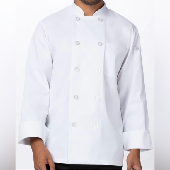 New ChefWorks Sustainable Le Mans Chef Jacket in White - Picture 3 of 6